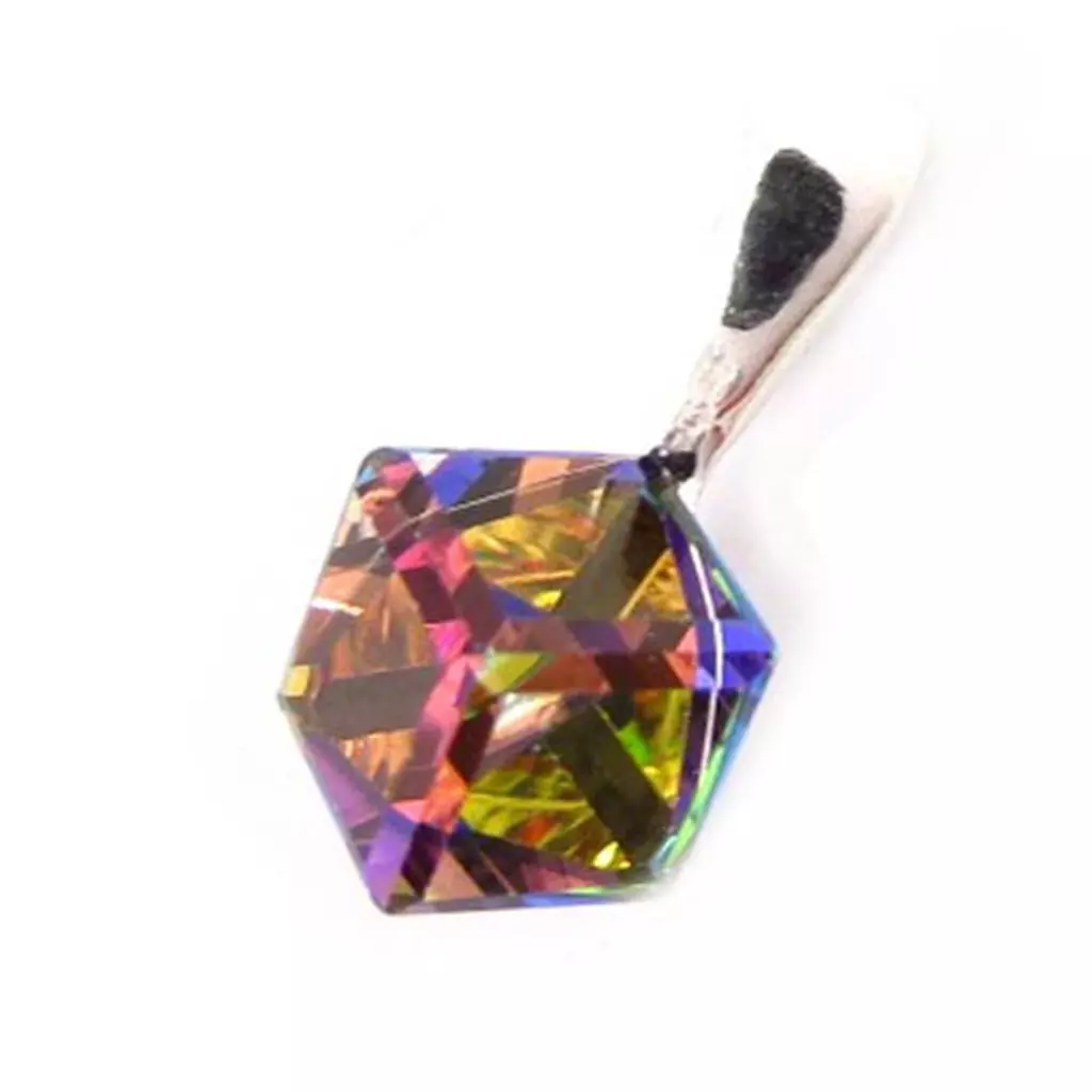 Les Trésors De Lily Pendentif Argent 'Cristal' Vert Boréal 6 Mm [K5457]