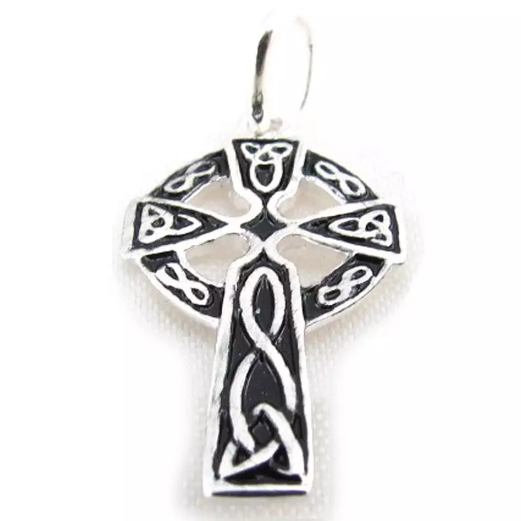 Les Trésors De Lily Pendentif Argent 'Croix' Argenté 11x20 Mm [J3830]