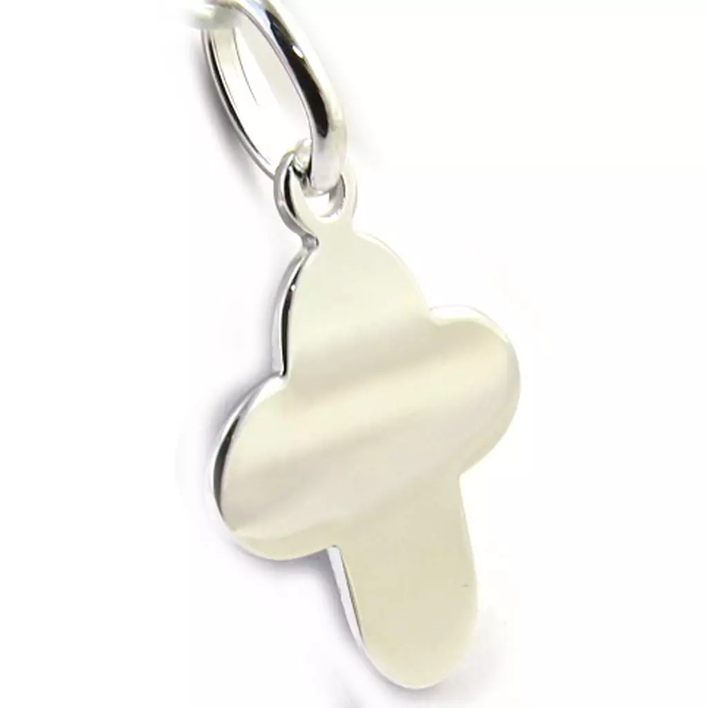 Les Trésors De Lily Pendentif Argent 'Croix' Argenté (rhodié) 20x15 Mm [M2728]