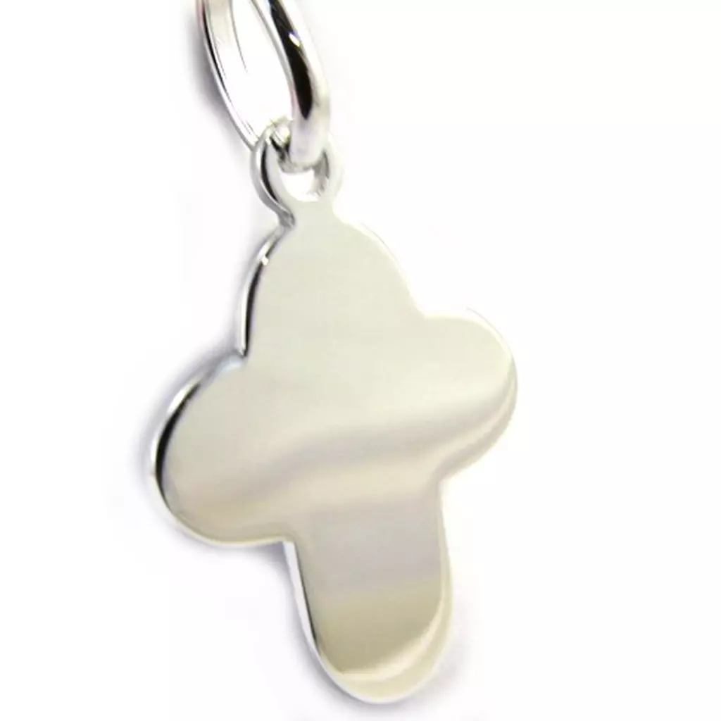 Les Trésors De Lily Pendentif Argent 'Croix' Argenté (rhodié) 20x15 Mm [M2728]
