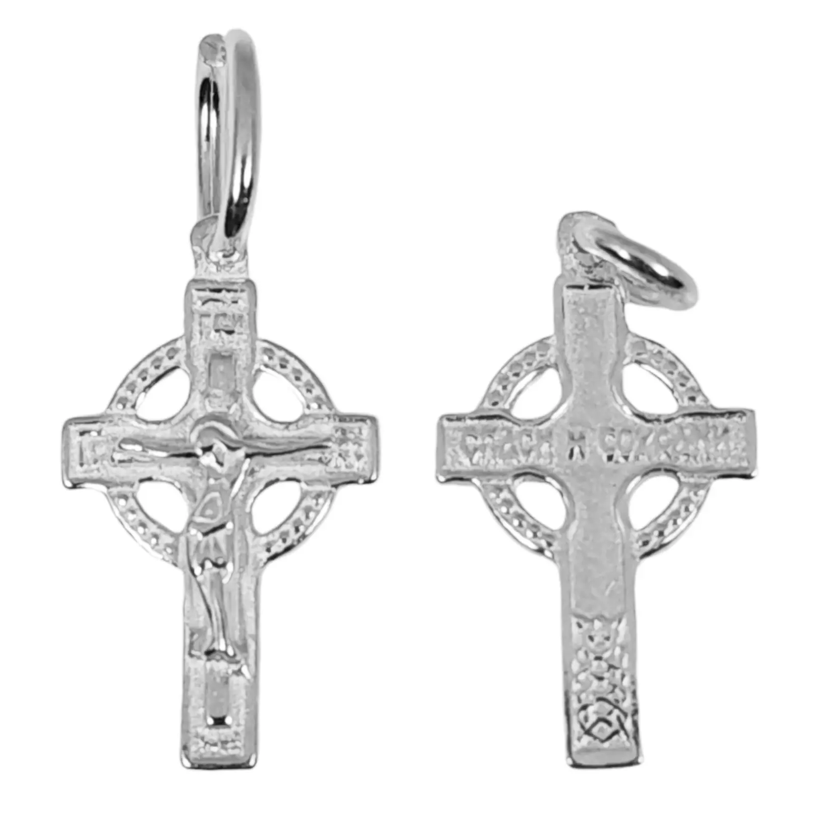 Les Trésors De Lily Pendentif Argent 'Crucifix' Argenté (orthodoxe) 18x12 Mm [S1244]