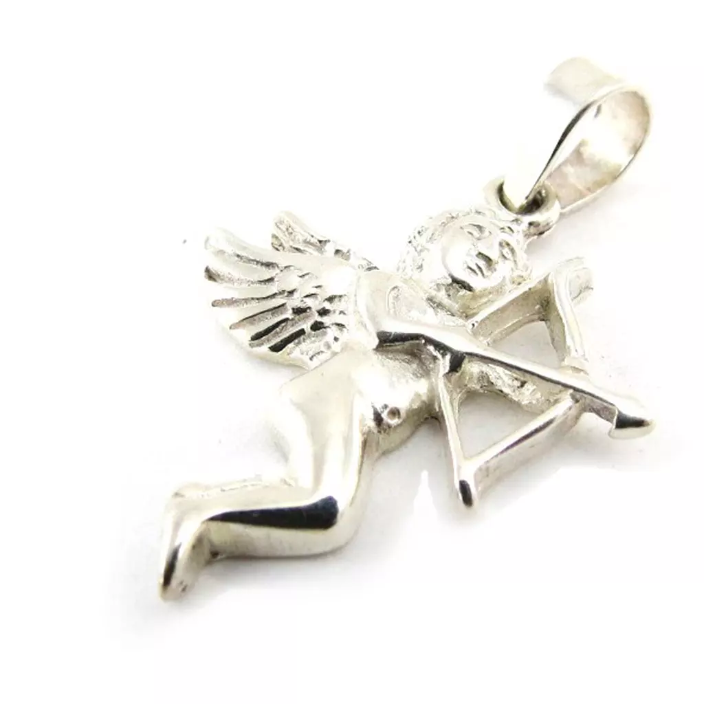 Les Trésors De Lily Pendentif Argent 'Cupidon' 25x18 Mm [G1649]