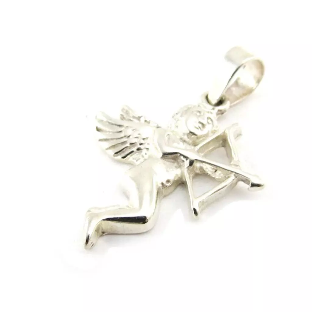 Les Trésors De Lily Pendentif Argent 'Cupidon' 25x18 Mm [G1649]
