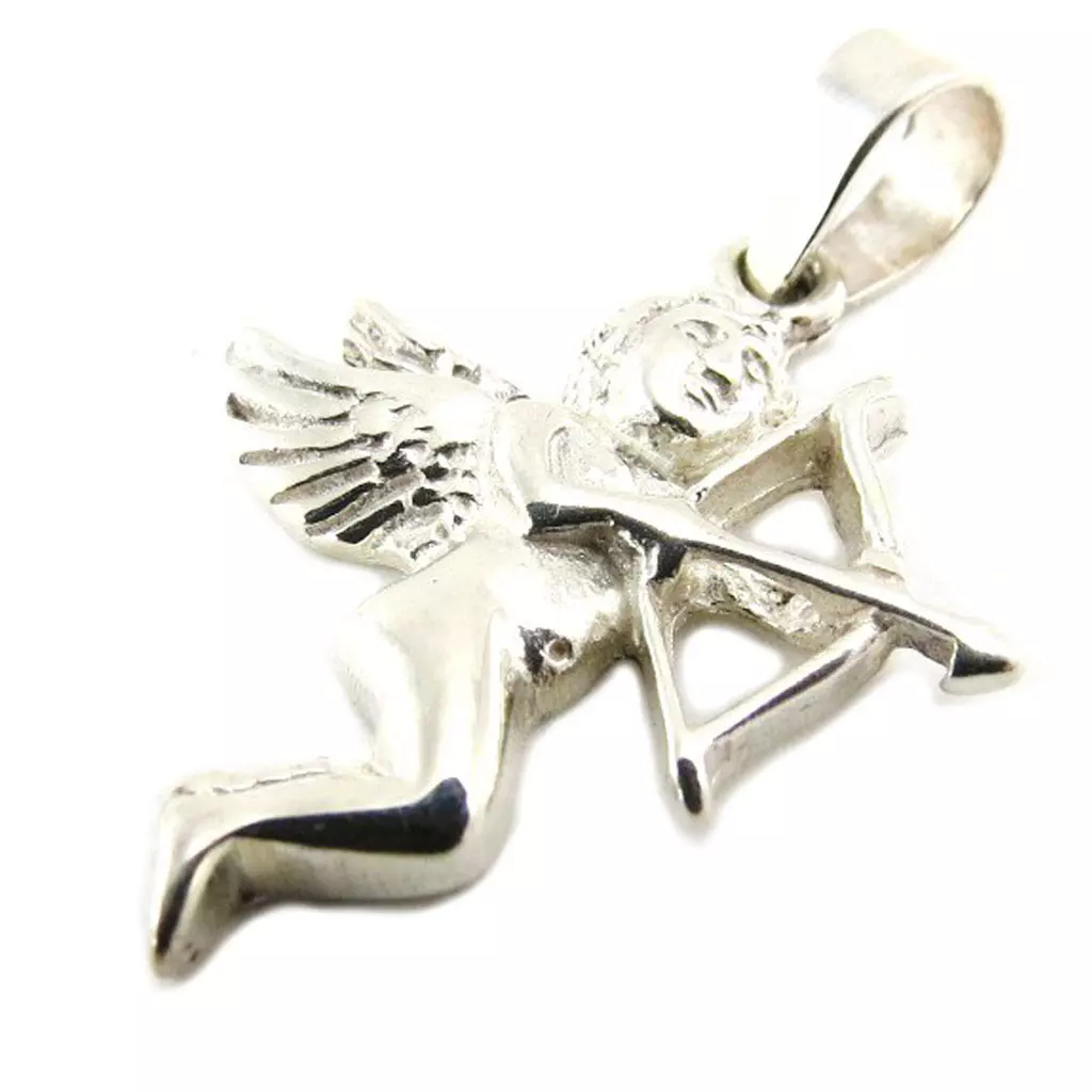 Les Trésors De Lily Pendentif Argent 'Cupidon' 25x18 Mm [G1649]