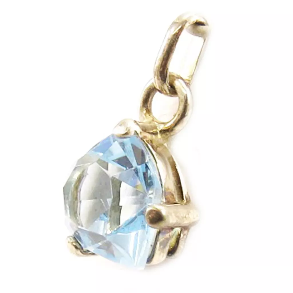 Les Trésors De Lily Pendentif Argent 'Deep Love' Turquoise [D3243]