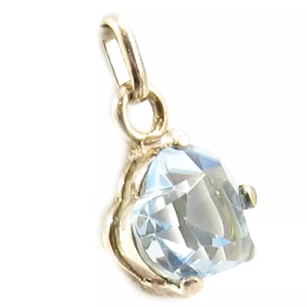 Les Trésors De Lily Pendentif Argent 'Deep Love' Turquoise [D3243]