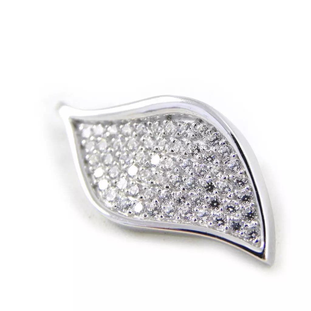 Les Trésors De Lily Pendentif Argent 'Déesse' Blanc [H5474]