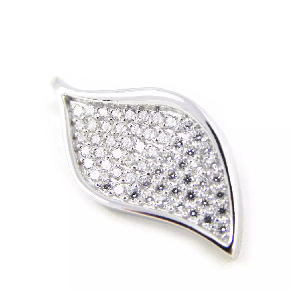 les trésors de lily Pendentif Argent 'Déesse' Blanc [H5474]