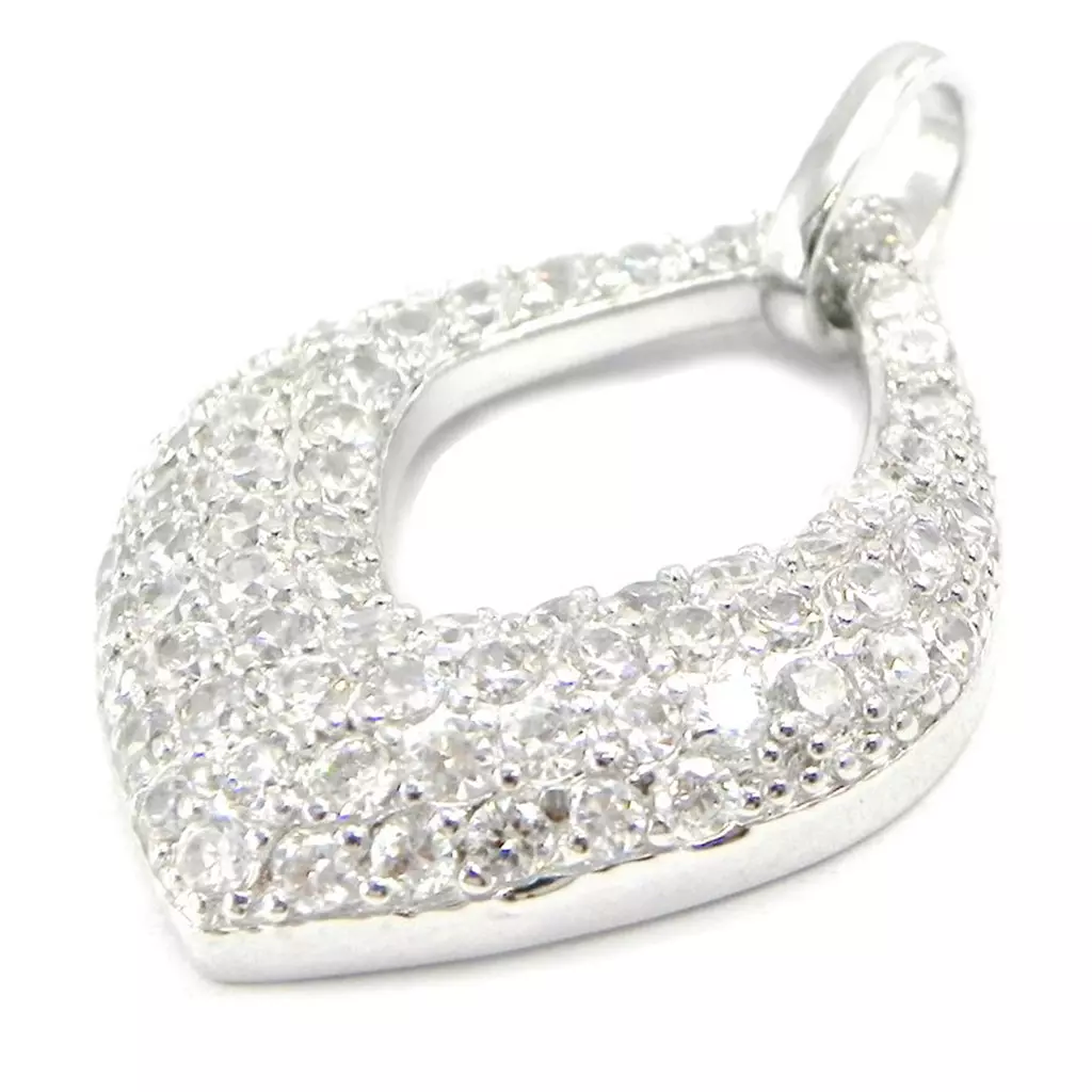Les Trésors De Lily Pendentif Argent 'Déesse' Blanc [I3956]