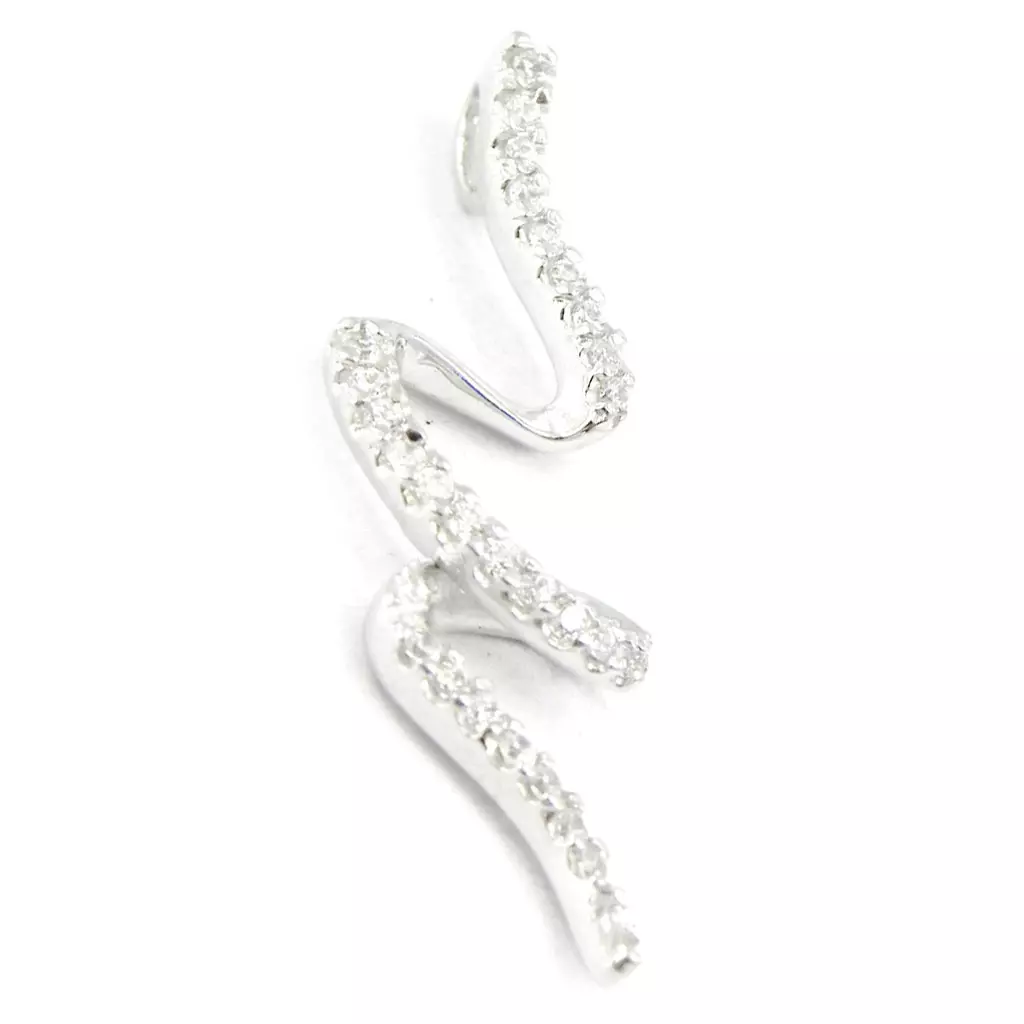 Les Trésors De Lily Pendentif Argent 'Déesse' Blanc [I3974]
