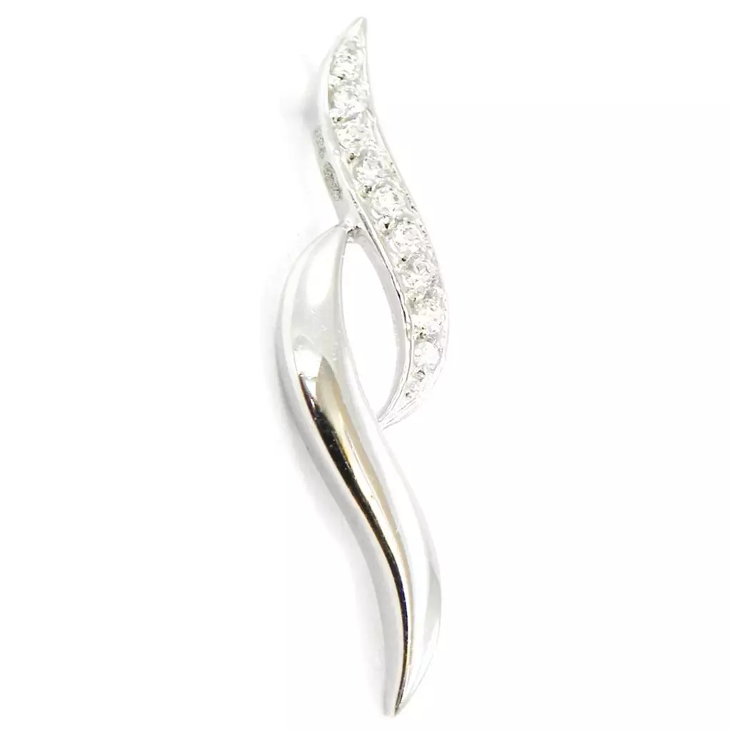 Les Trésors De Lily Pendentif Argent 'Déesse' Blanc [I4239]