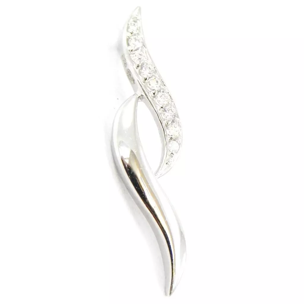 Les Trésors De Lily Pendentif Argent 'Déesse' Blanc [I4239]