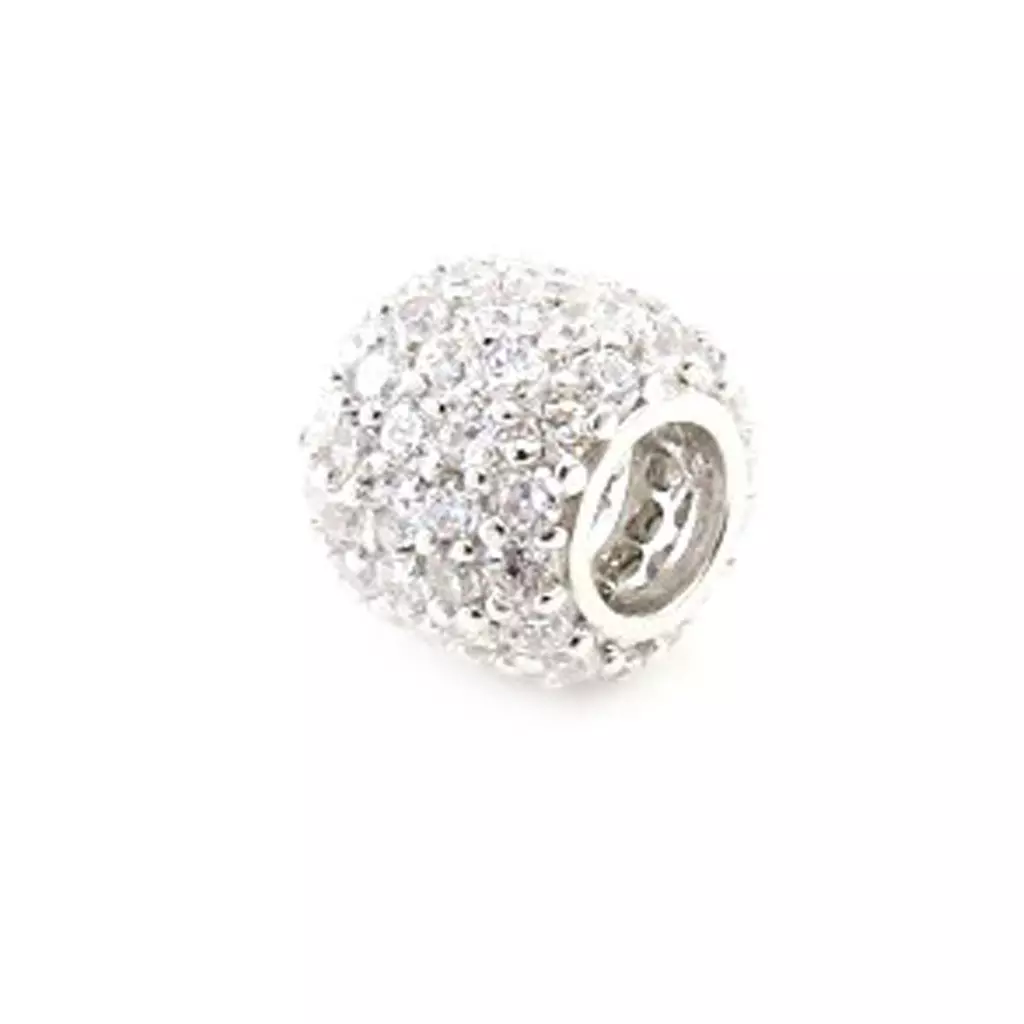 Les Trésors De Lily Pendentif Argent 'Déesse' Blanc [I9815]