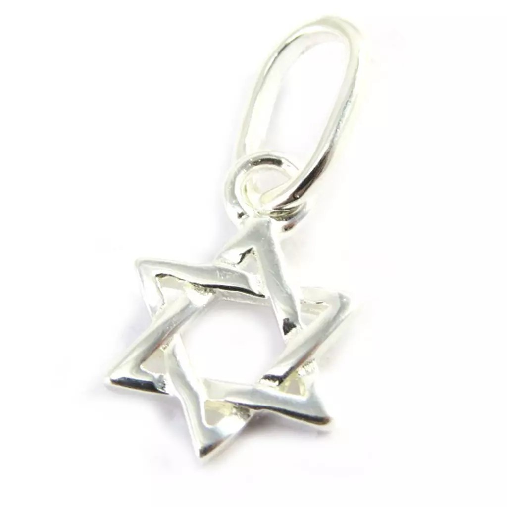 Les Trésors De Lily Pendentif Argent 'Etoile De David' Argenté 8 Mm [M6674]