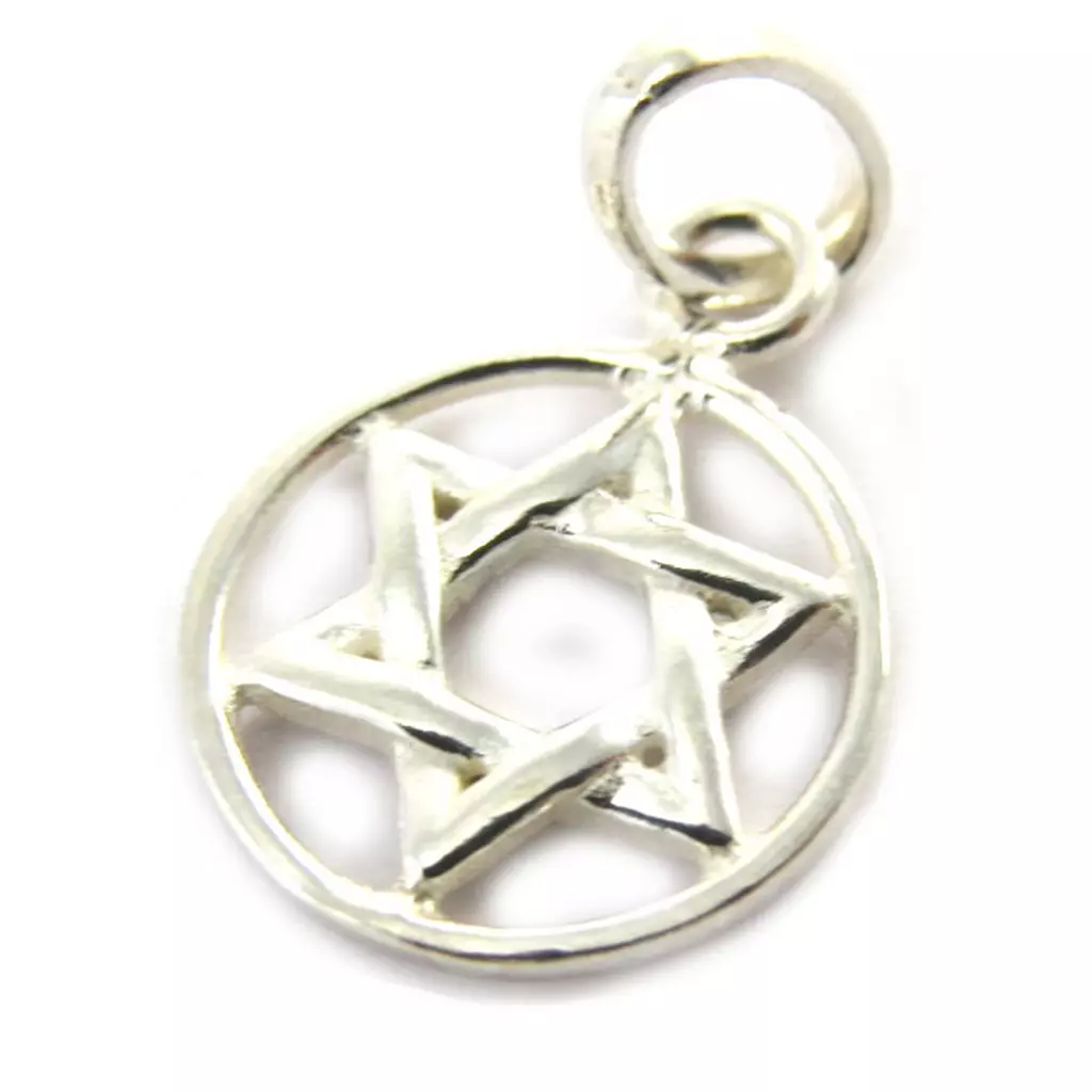 Les Trésors De Lily Pendentif Argent 'Etoile De David' [M7123]