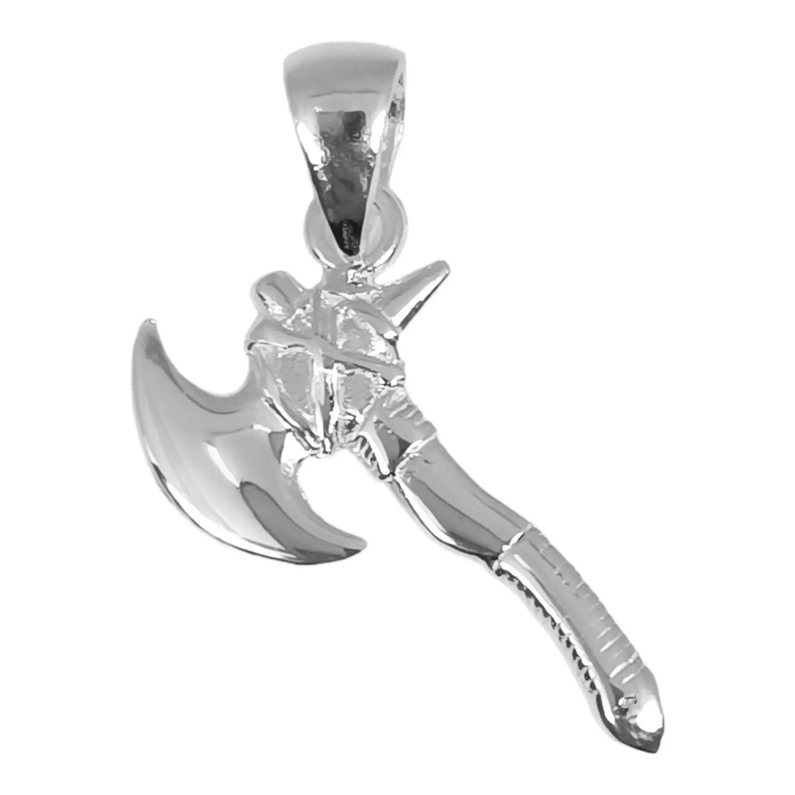Les Trésors De Lily Pendentif Argent 'Hache Viking' Argenté 25x15 Mm [S0431]