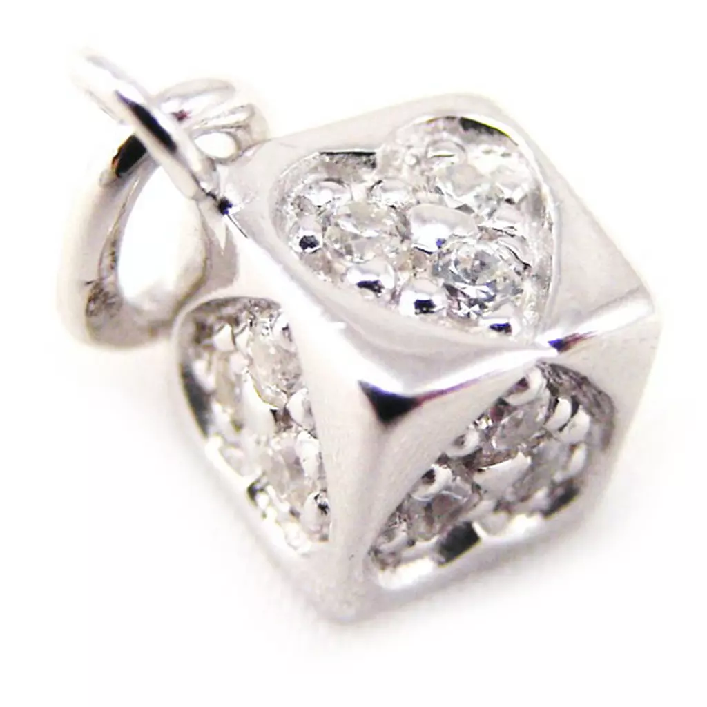 les trésors de lily Pendentif Argent 'Hasard Amoureux' [F5873]