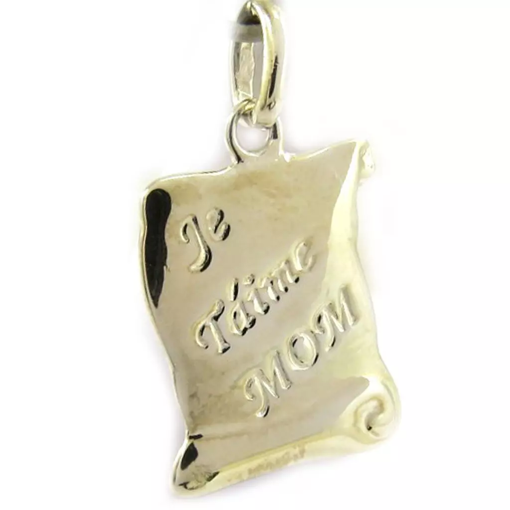 Les Trésors De Lily Pendentif Argent 'Je T'aime Mom' [D0964]