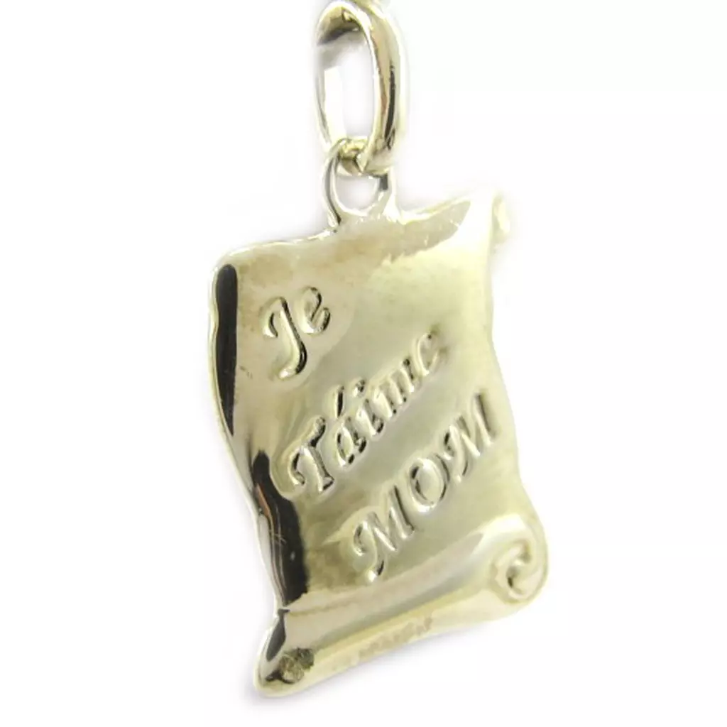 Les Trésors De Lily Pendentif Argent 'Je T'aime Mom' [D0964]