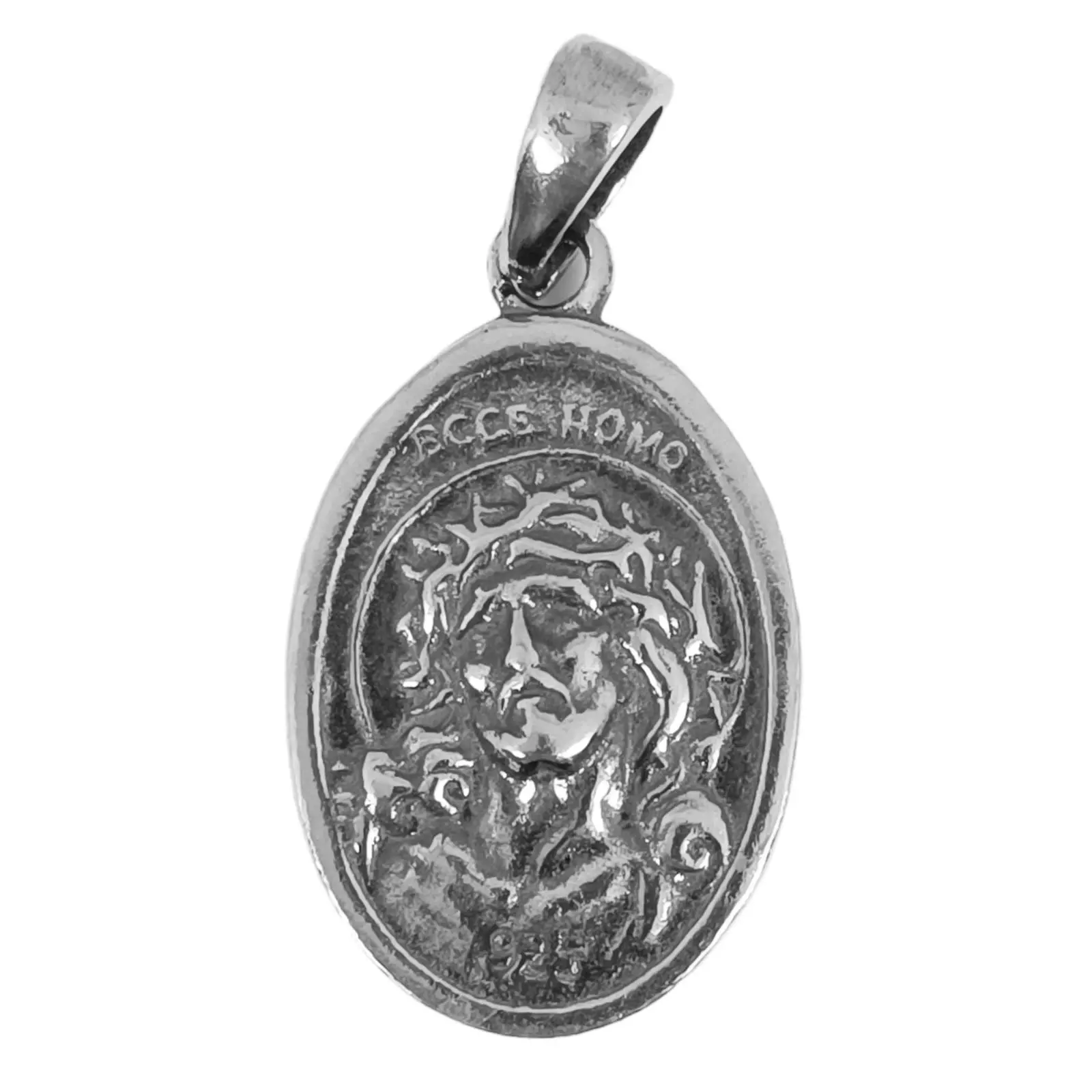 les trésors de lily Pendentif argent 'jésus Vierge Marie' argent vieilli 20x15 mm [S0447]