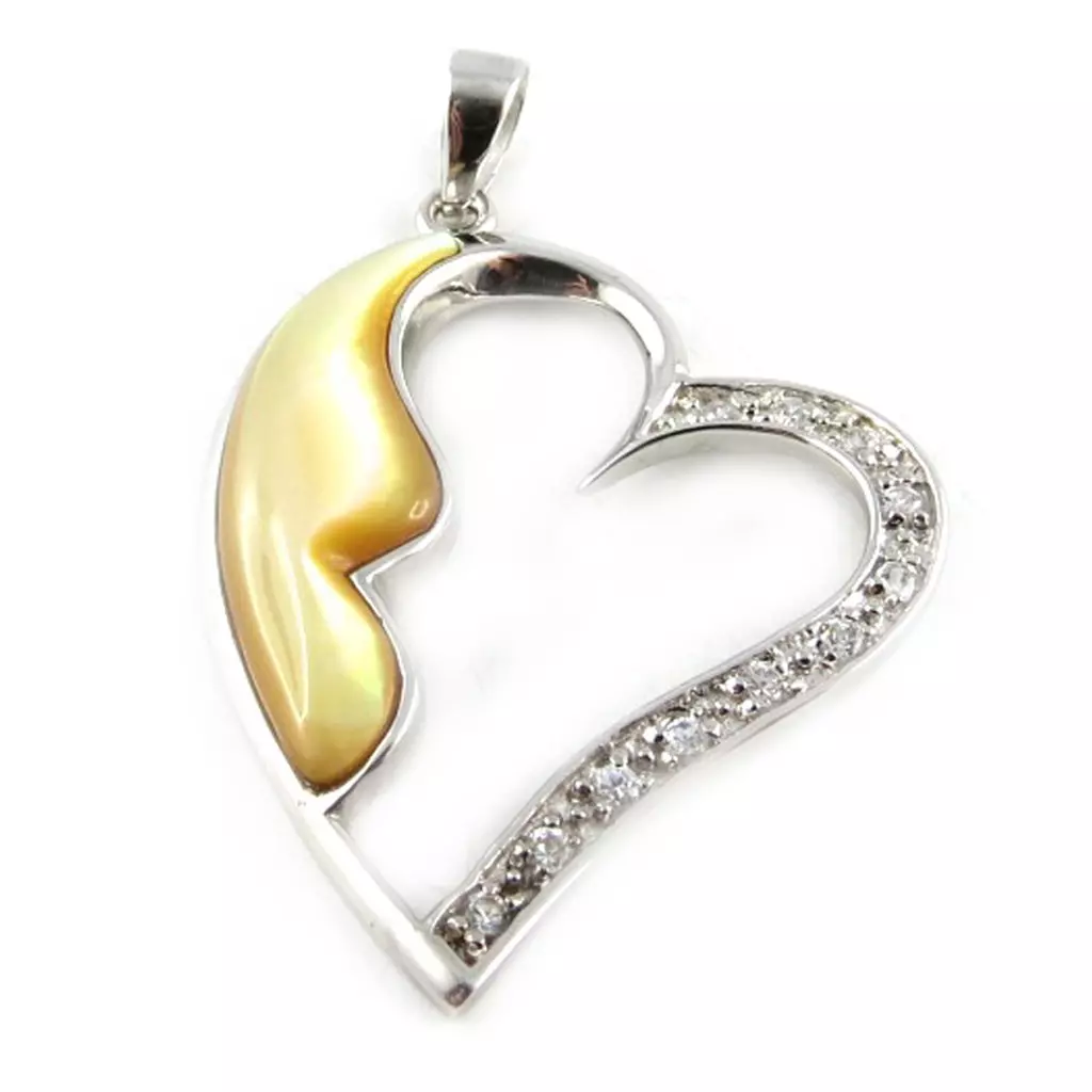 les trésors de lily Pendentif Argent 'Lady Love' [E2782]