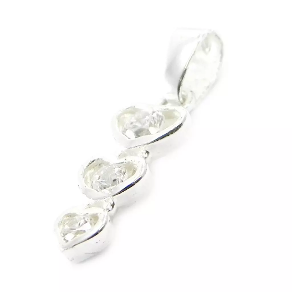 Les Trésors De Lily Pendentif Argent 'Love Câlin' Argenté 16x6 Mm [G1640]