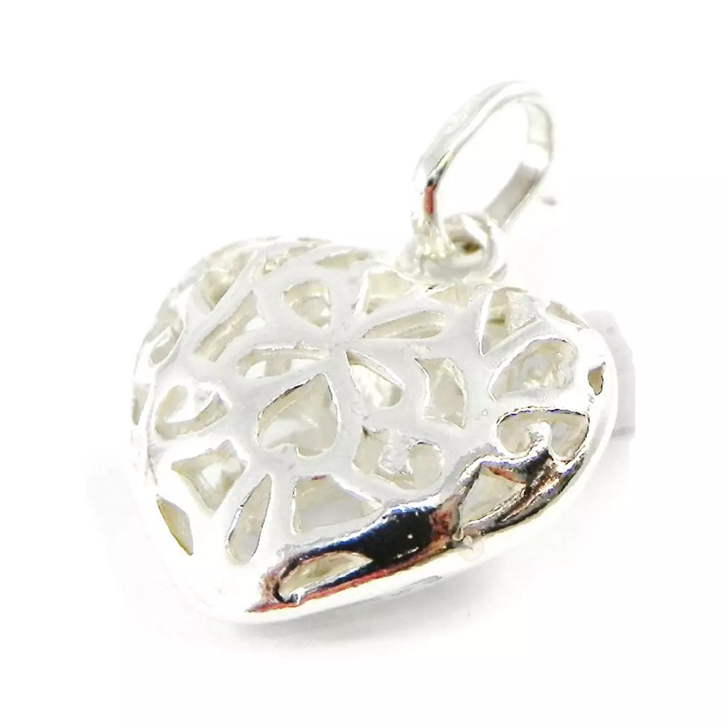 les trésors de lily Pendentif Argent 'Love Chorégraphie' argenté 16x16 mm [G1601]