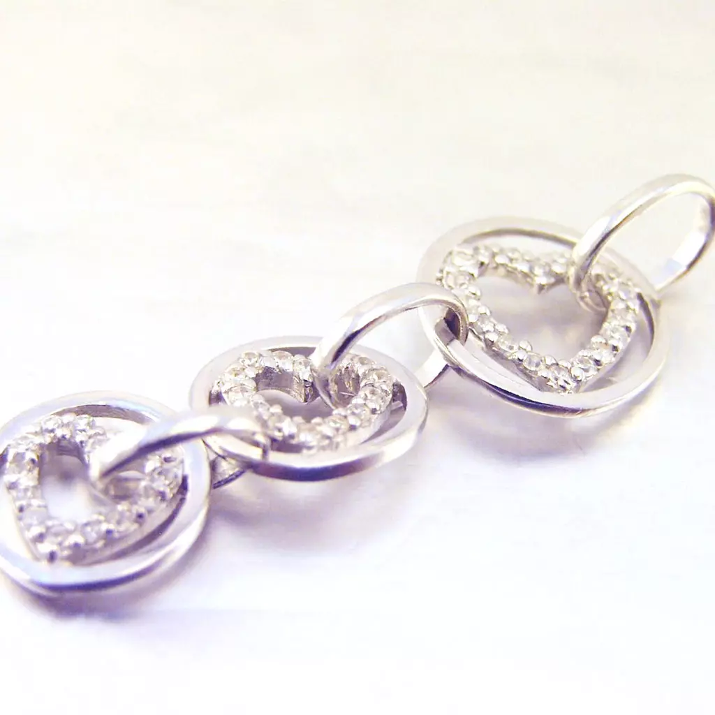 Les Trésors De Lily Pendentif Argent 'Love Chorégraphie' [F0340]