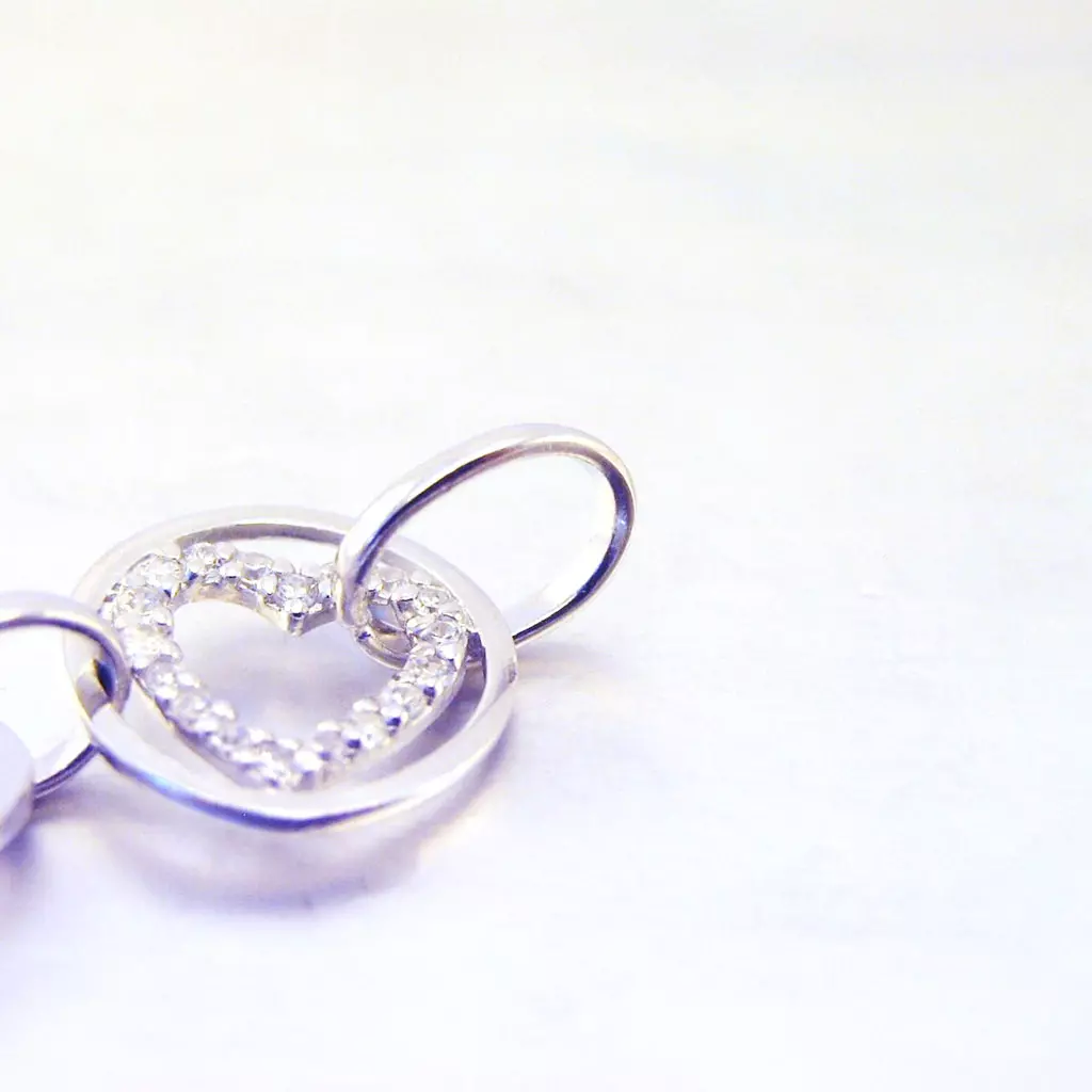 Les Trésors De Lily Pendentif Argent 'Love Chorégraphie' [F0340]