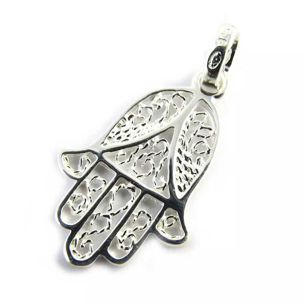 Les Trésors De Lily Pendentif Argent 'Main Fatma' [M6933]