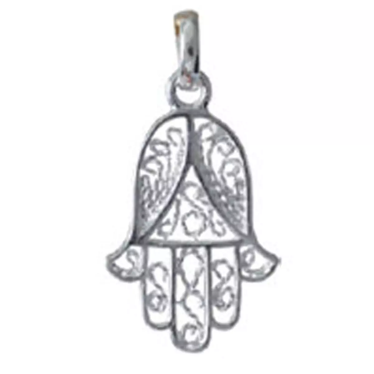 Les Trésors De Lily Pendentif Argent 'Main Fatma' [M6933]