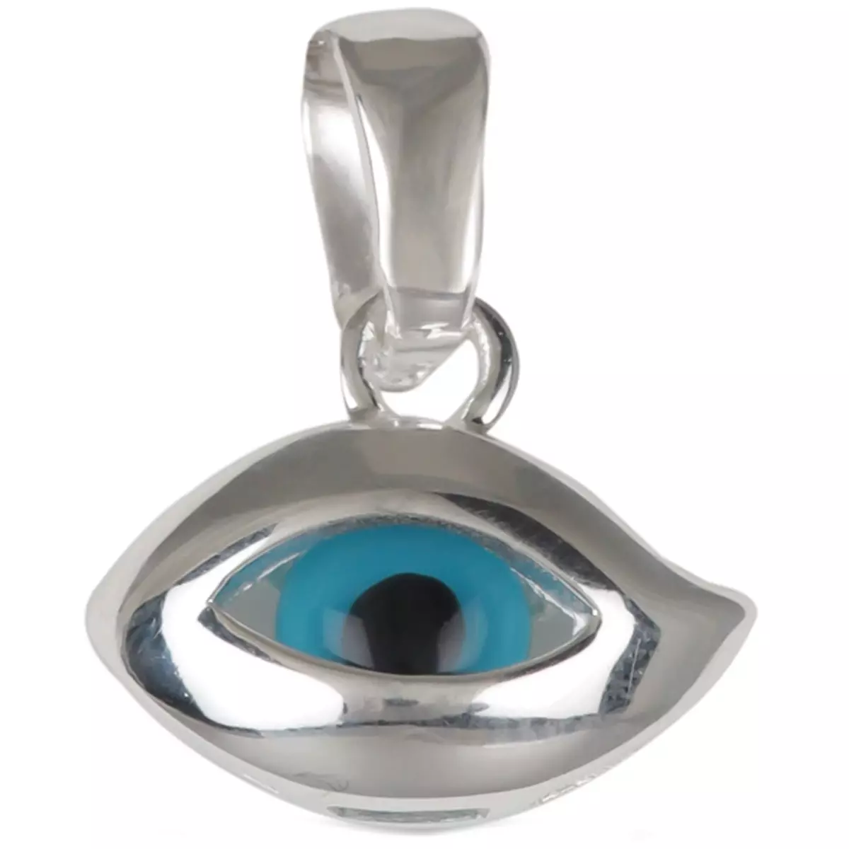 les trésors de lily Pendentif Argent 'Oeil de Fatma' [N7271]