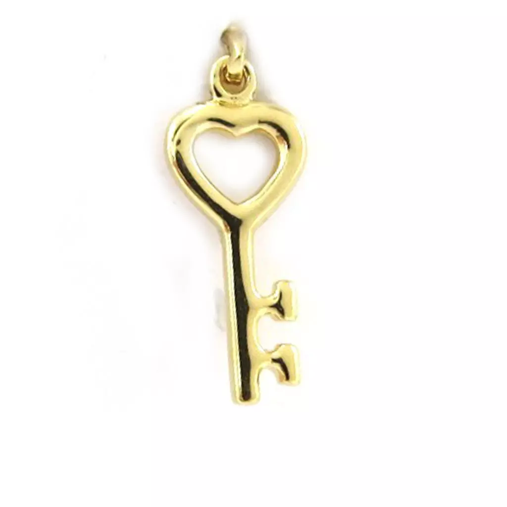 Les Trésors De Lily Pendentif 'Clé Des Possibles' Plaqué Or [M6955]