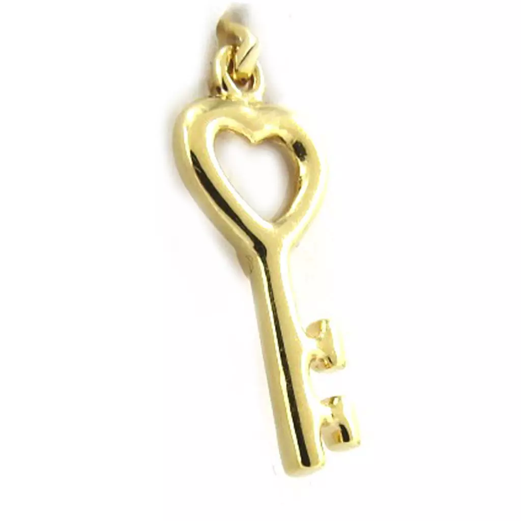Les Trésors De Lily Pendentif 'Clé Des Possibles' Plaqué Or [M6955]