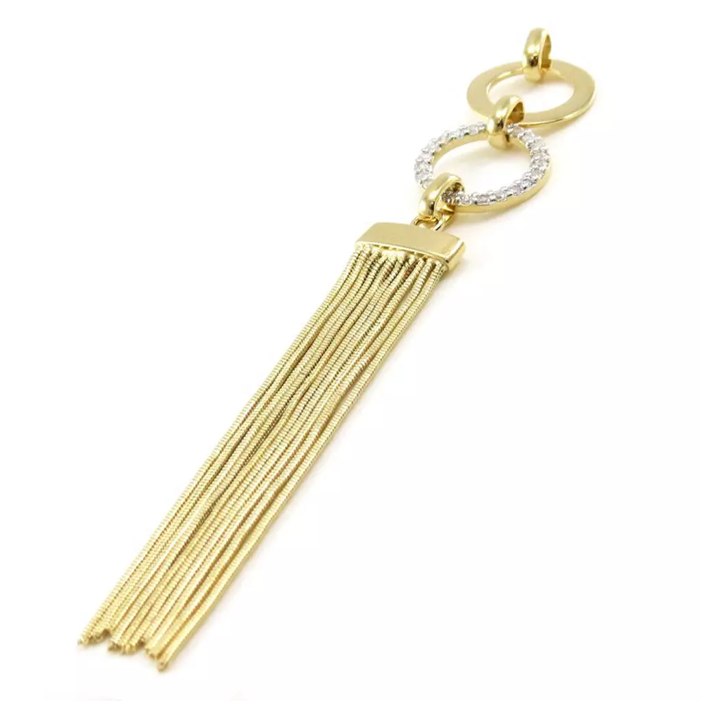 Les Trésors De Lily Pendentif 'Déesse' Plaqué Or [G6459]