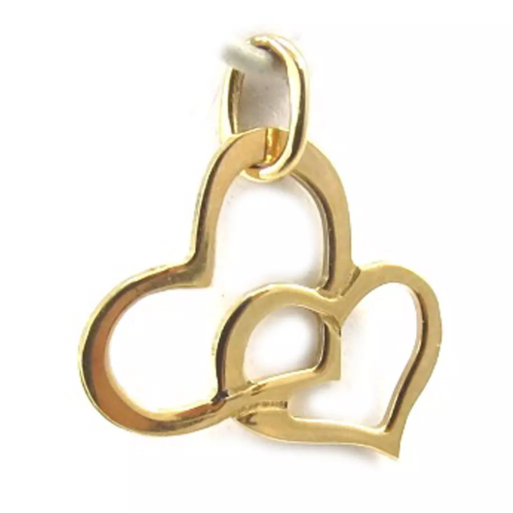Les Trésors De Lily Pendentif 'Love' (Or 9 Carats) [K4546]