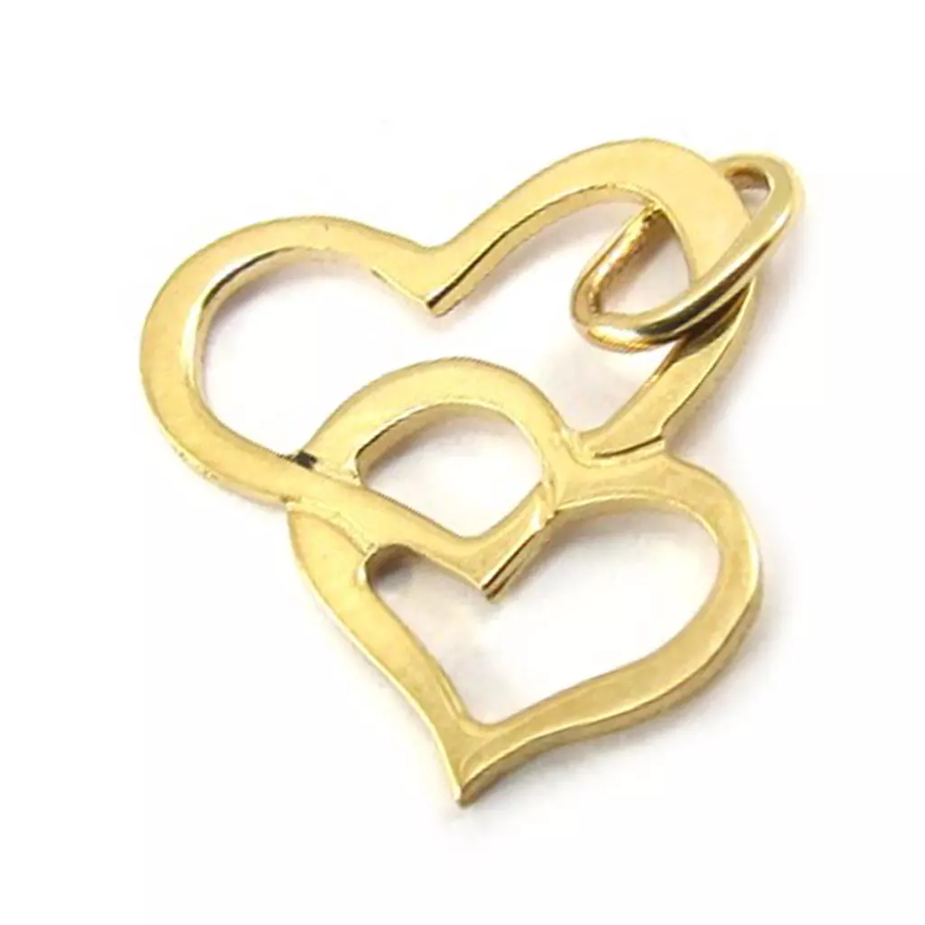 les trésors de lily Pendentif 'Love' (Or 9 carats) [K4546]