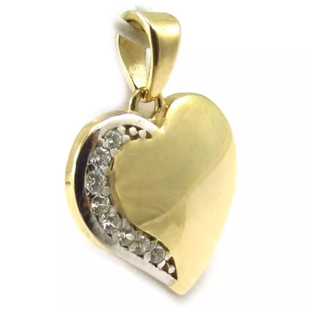 Les Trésors De Lily Pendentif 'Love' (Or 9 Carats) [K4547]