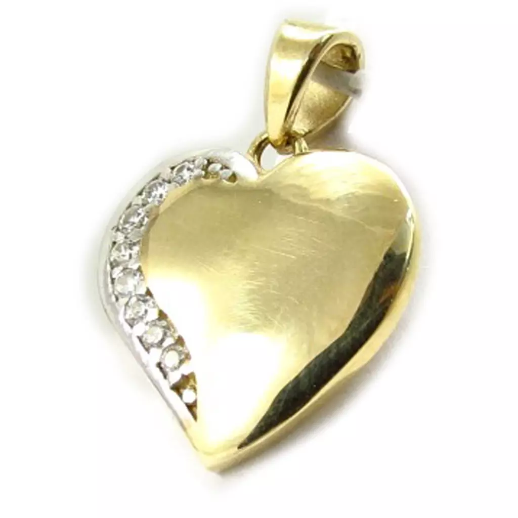 Les Trésors De Lily Pendentif 'Love' (Or 9 Carats) [K4547]