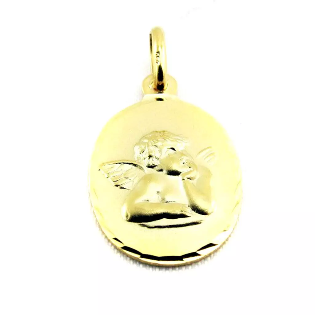 Les Trésors De Lily Pendentif 'Petit Ange' (Or 9 Carats) [J4006]