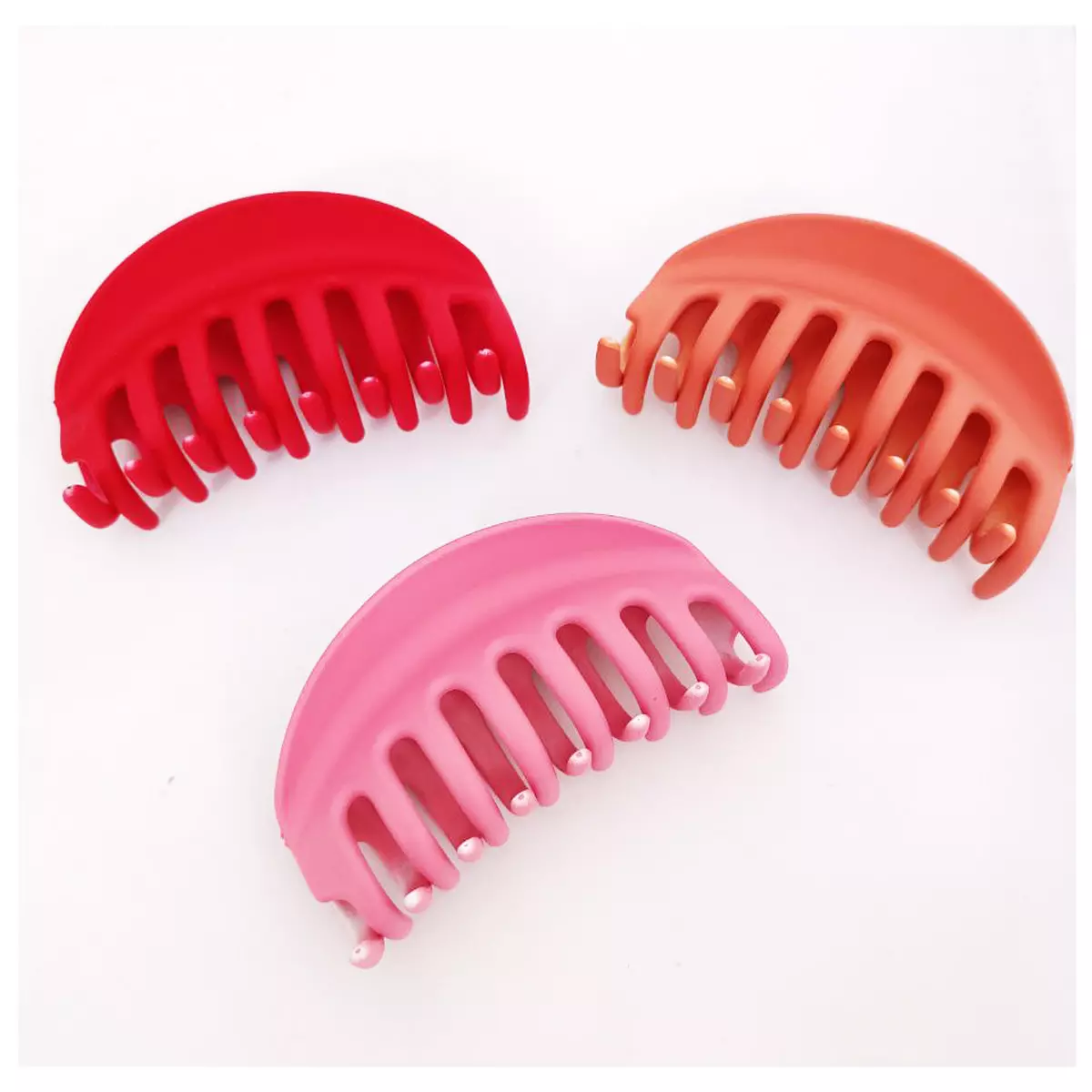 les trésors de lily Pince cheveux 'Coloriage' acajou 10x5 cm [R7249]