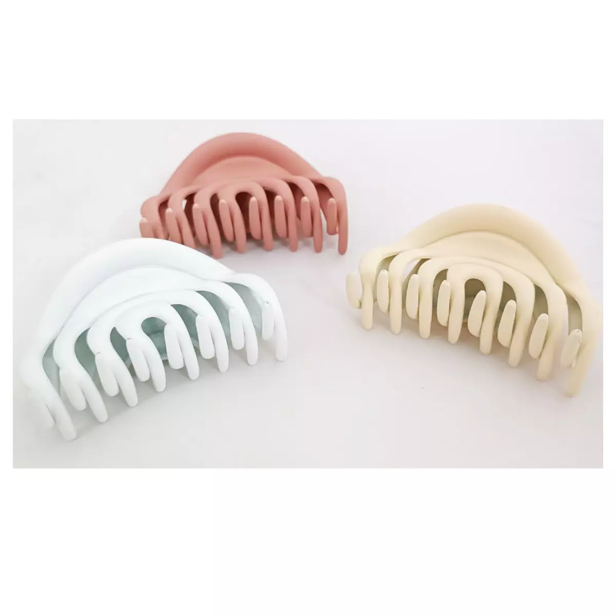 les trésors de lily Pince cheveux 'Coloriage' beige 95x50 mm [R7270]