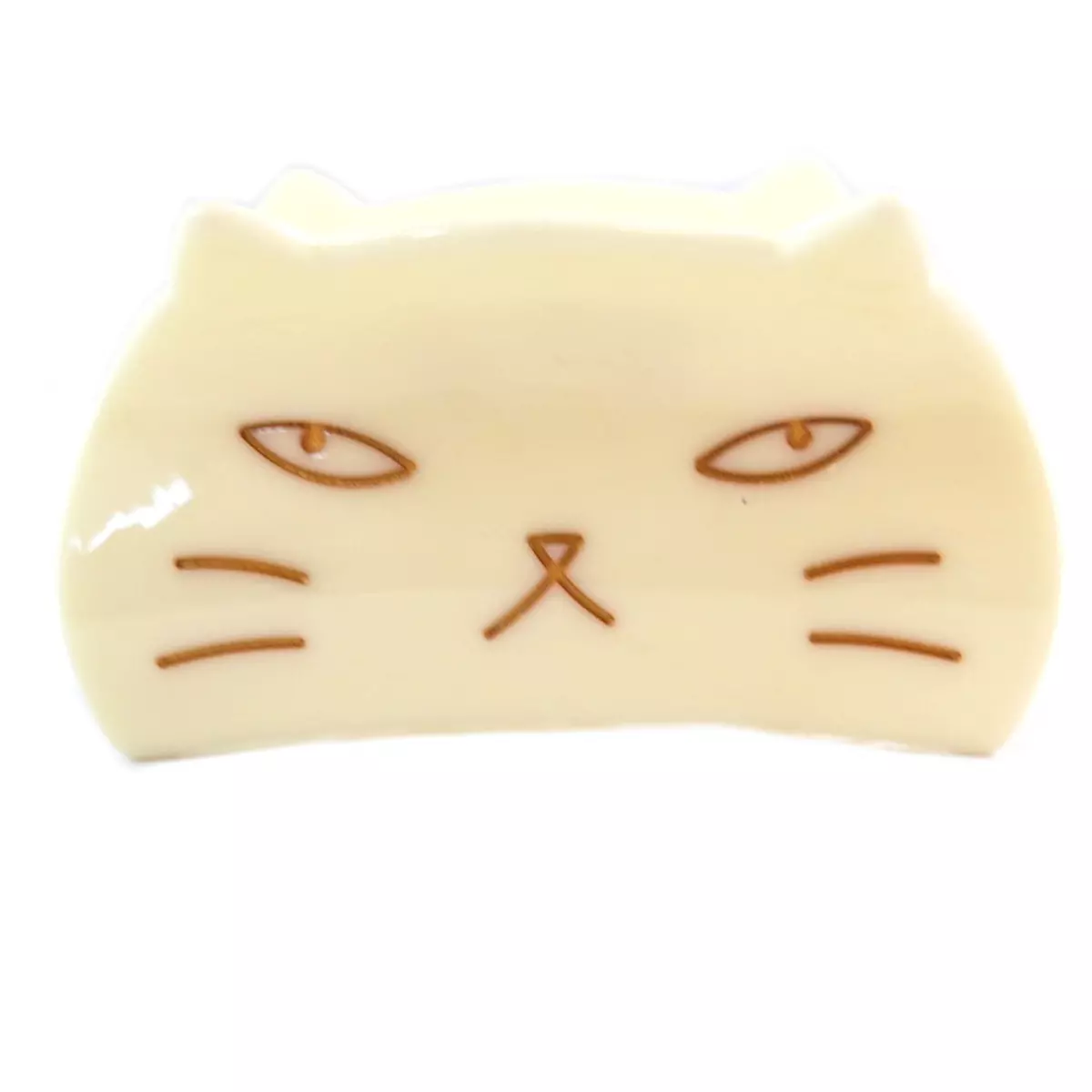 Les Trésors De Lily Pince Crabe Créateur 'Les Chats' Beige 80x40x25 Mm [Q0011]