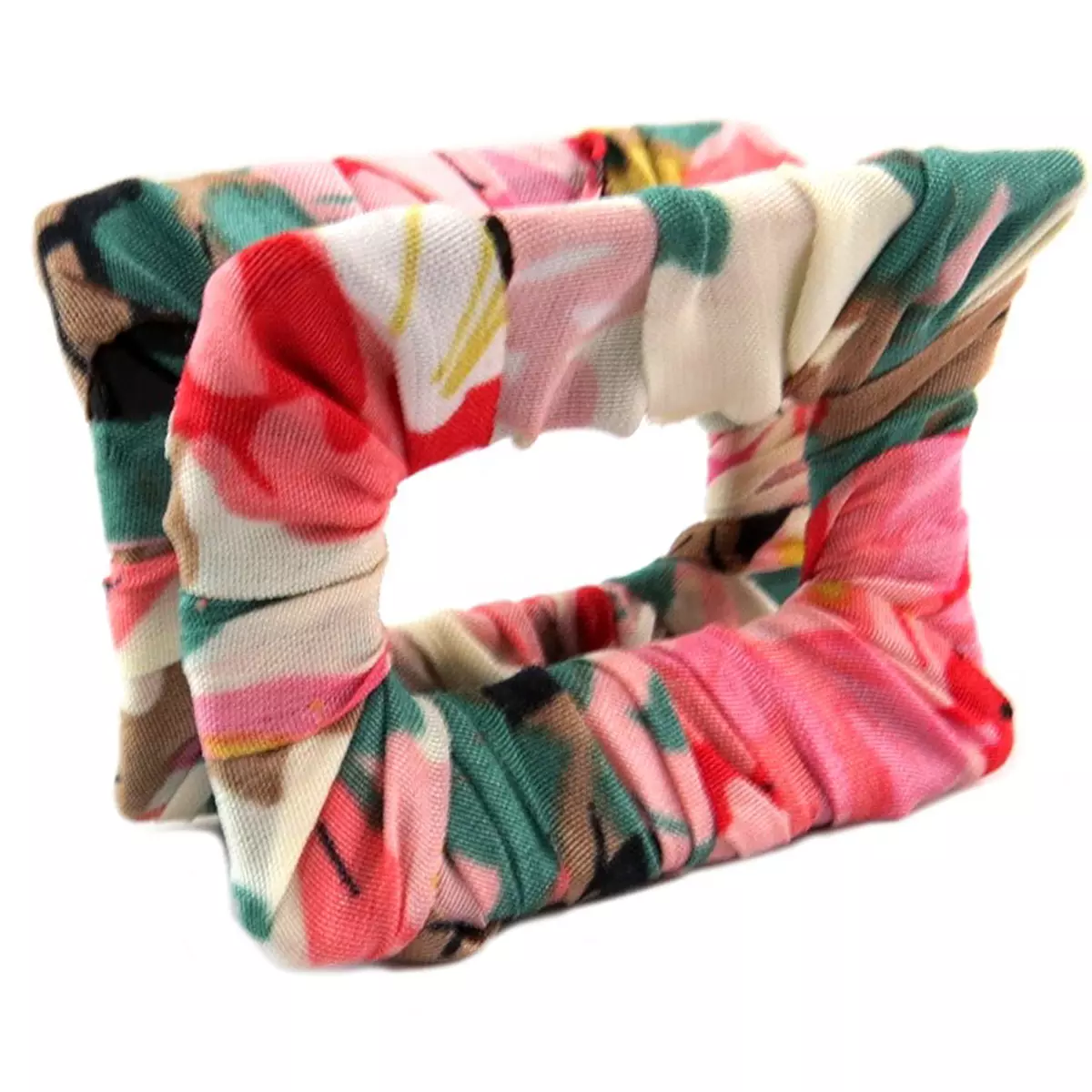 les trésors de lily Pince crabe créateur 'Liberty' beige multicolore 50x38x25 mm [Q0054]
