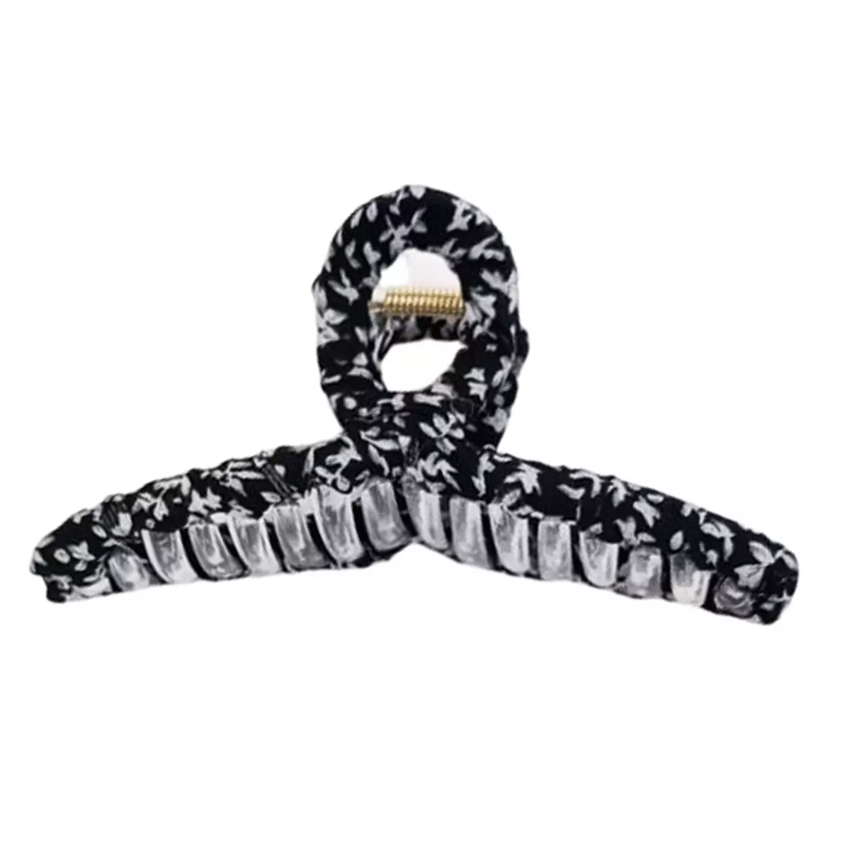 les trésors de lily Pince crabe créateur 'Liberty' noir gris 11x5 cm [R7341]