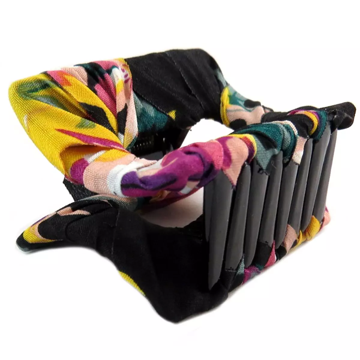 Les Trésors De Lily Pince Crabe Créateur 'Liberty' Noir Multicolore 50x38x25 Mm [Q0055]