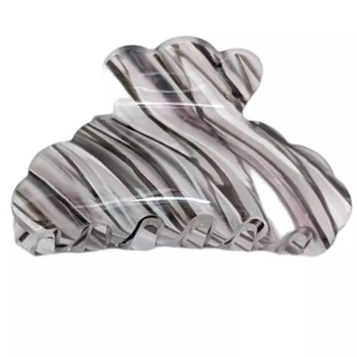 les trésors de lily Pince crabe créateur 'Scarlett' gris 80x40 mm [R7328]