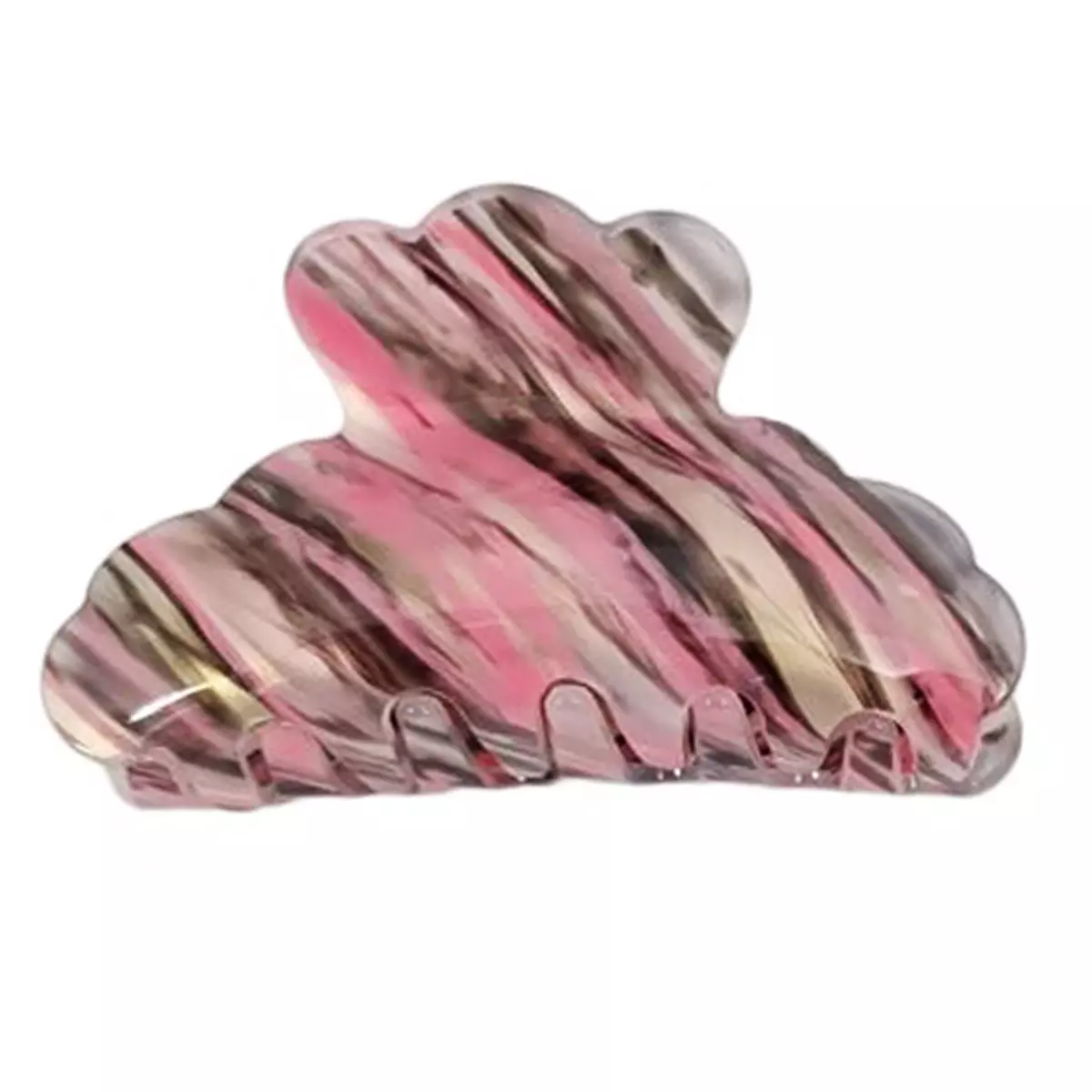 les trésors de lily Pince crabe créateur 'Scarlett' rose 80x40 mm [R7326]