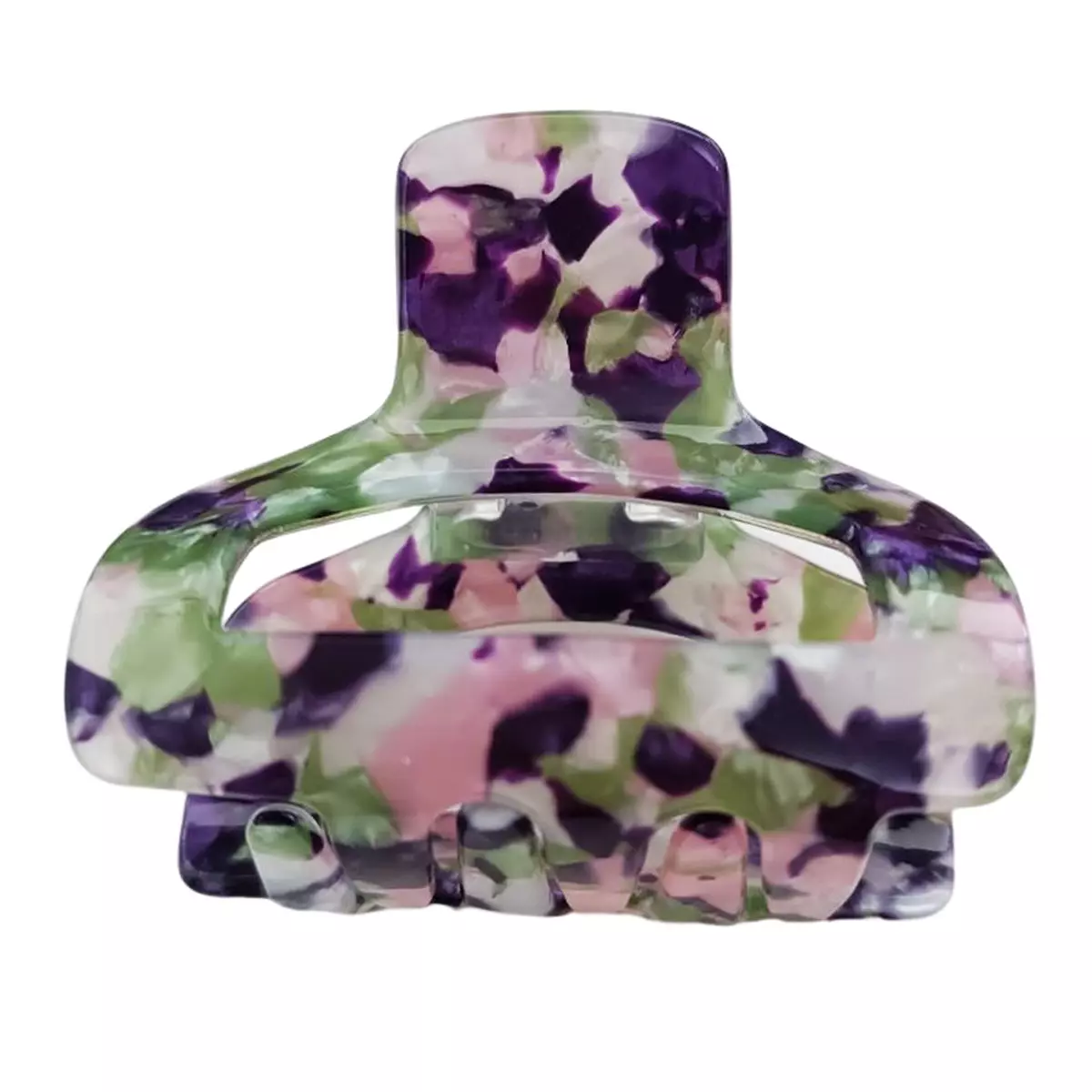 les trésors de lily Pince crabe créateur 'Scarlett' violet 55x40 mm [R7619]