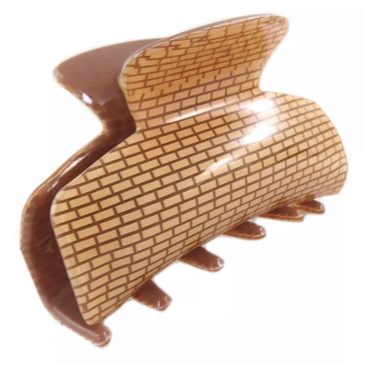 Les Trésors De Lily Pince Crabe Créateur 'Sissi' Marron 80x45x30 Mm [Q0013]
